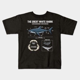 The Great White Shark Kids T-Shirt